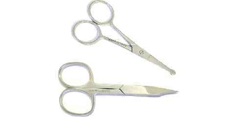 cut nose hair scissors